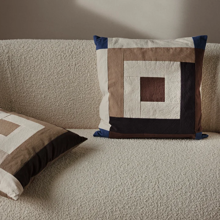 Border Patchwork cushion from Ferm Living