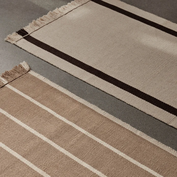 Calm Kelim carpet runner from Ferm Living