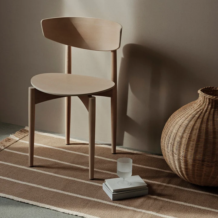 Herman Chair, wood, white oiled beech by Ferm Living