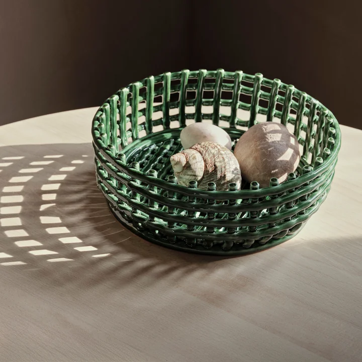 Ceramic Centerpiece, emerald green from Ferm Living