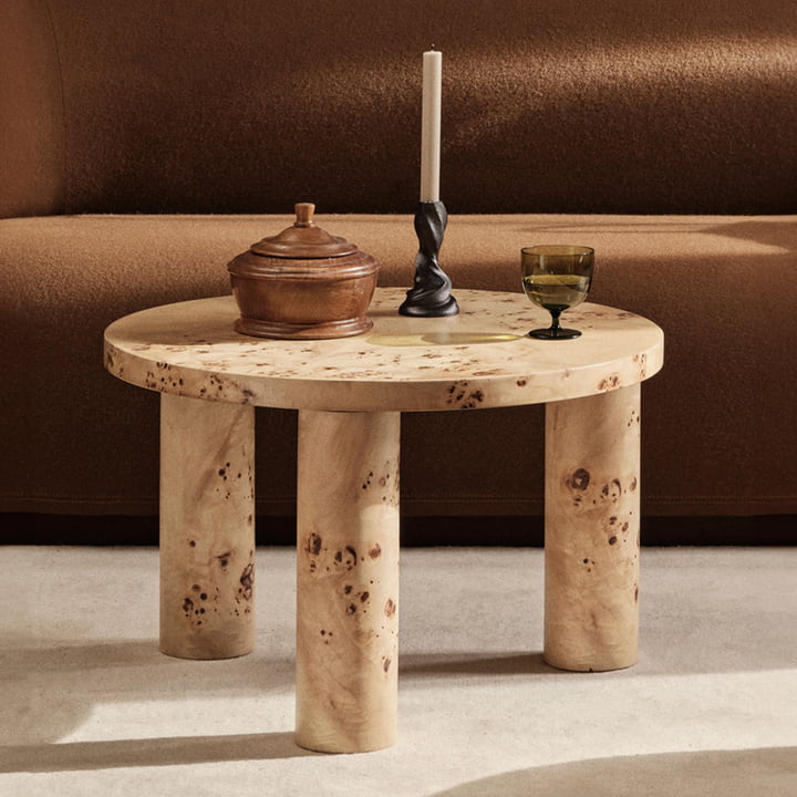 Post Coffee table Ø 65 x H 41 cm, nature by ferm Living