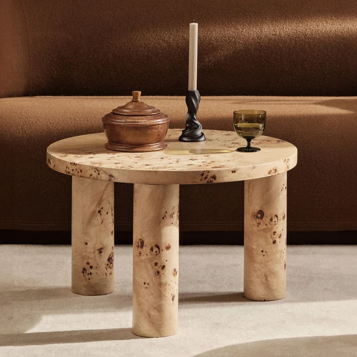 Post Coffee table Ø 65 x H 41 cm, nature by Ferm Living
