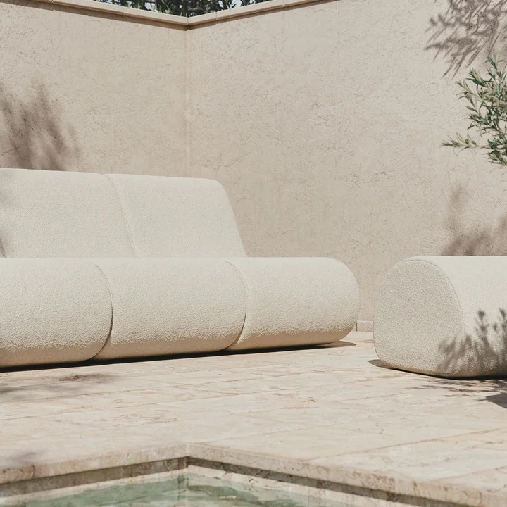 Rouli Center Modul Armchair, off-white (Pure Bouclé) by Ferm Living