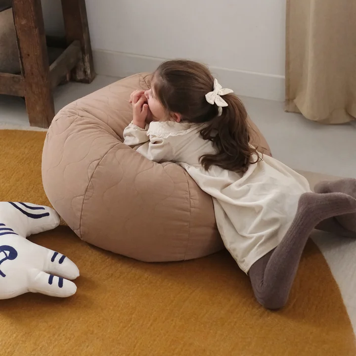 Landscape quilted beanbag from Nobodinoz