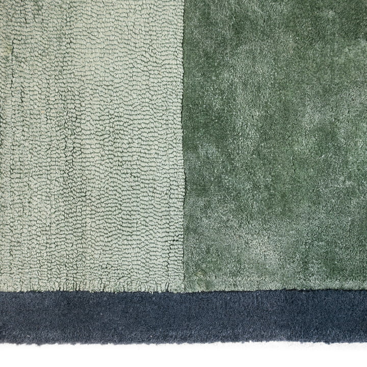 Studio Zondag - Traffiq Carpet 160 x 260 cm, green / gray