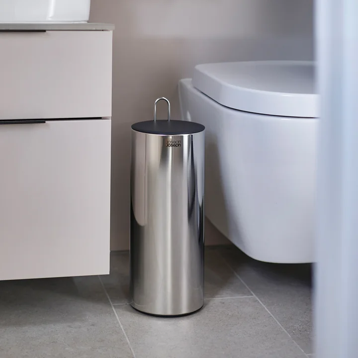 EasyStore Luxe Toilet roll holder from Joseph Joseph