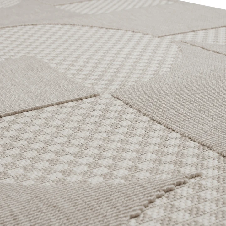 Fatboy - Carpretty Catwalk Jigsaw outdoor rug, 80 x 200 cm, cream / white