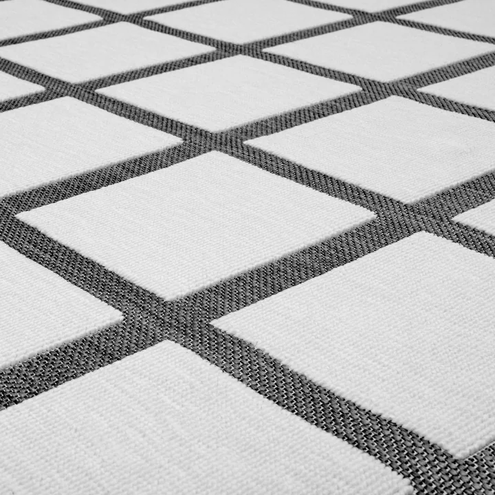 Fatboy - Carpretty Grand Checky outdoor rug, 200 x 290 cm, black / white