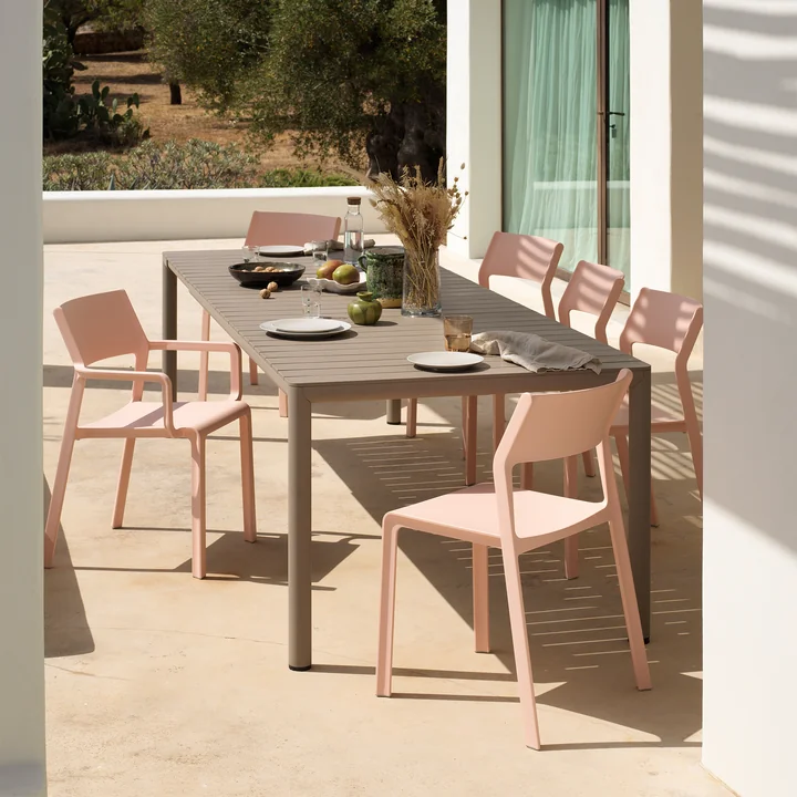 Nardi - Trill Bistrot Chair, pink bouquet