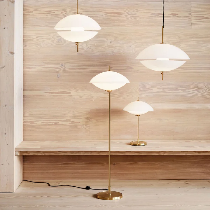 Clam Floor lamp from Fritz Hansen