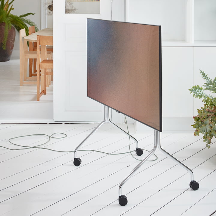 Moon Rollin' TV stand from Pedestal