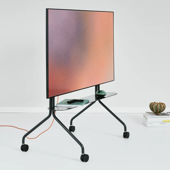 Moon Rollin' TV stand from Pedestal