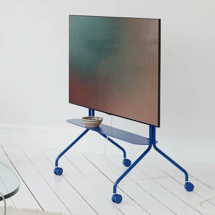 Moon Rollin' TV stand from Pedestal