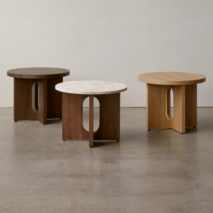 Androgyne Side tables Ø 50 cm, group of Audo