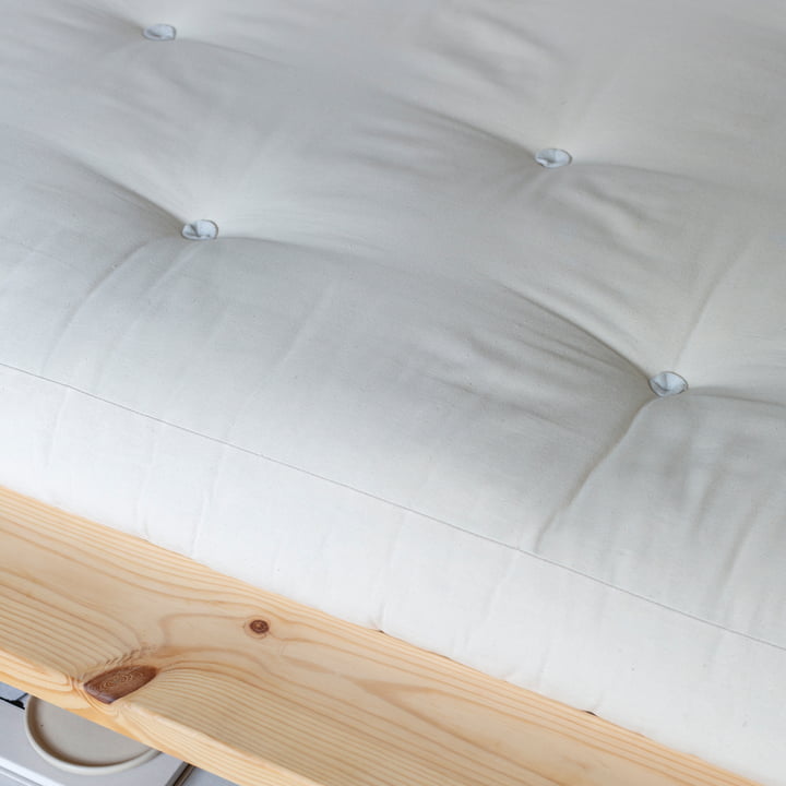 Comfort futon mattress, natural from Karup Design