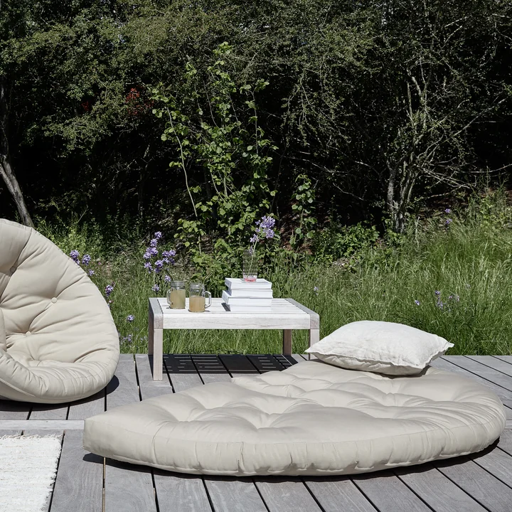 Nido Folding armchair, beige from Karup Design