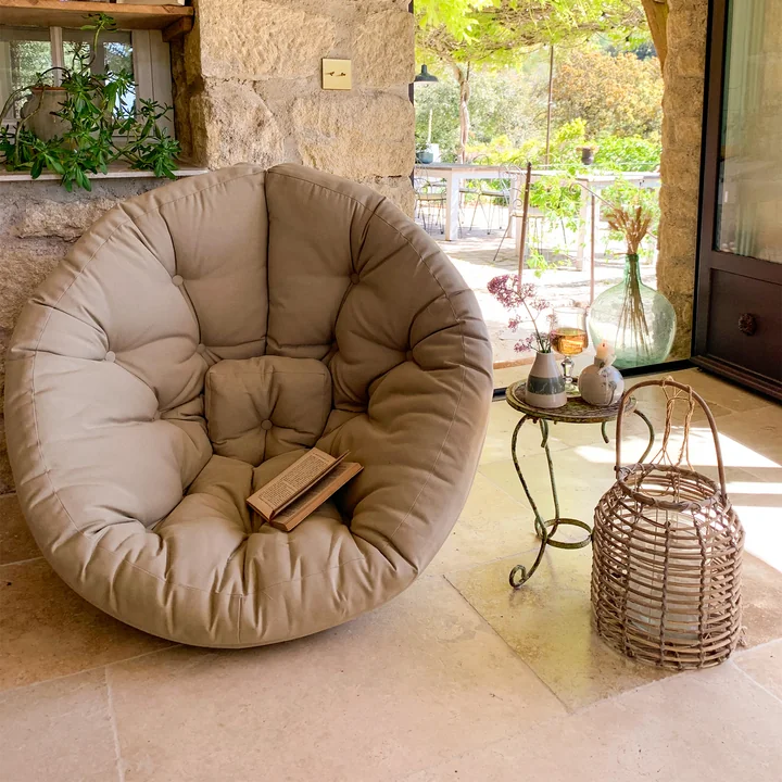 Nido Folding armchair, beige from Karup Design