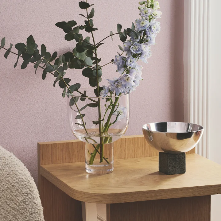 NEBL Vase Small, Ø 14.5 x 18 cm, clear by Gejst