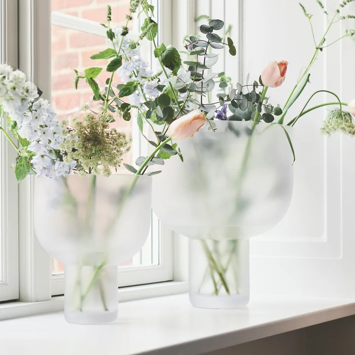 NEBL vases, frosted from Gejst