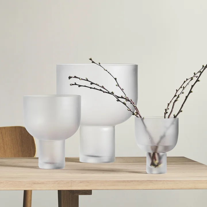 NEBL vases, frosted from Gejst