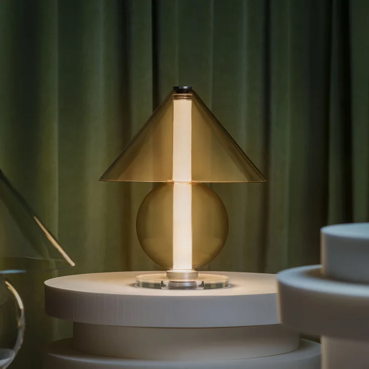 Fragile LED table lamp from Marset