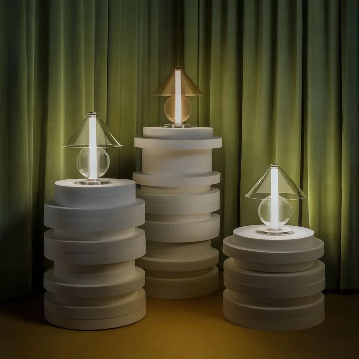 Fragile LED table lamp from Marset