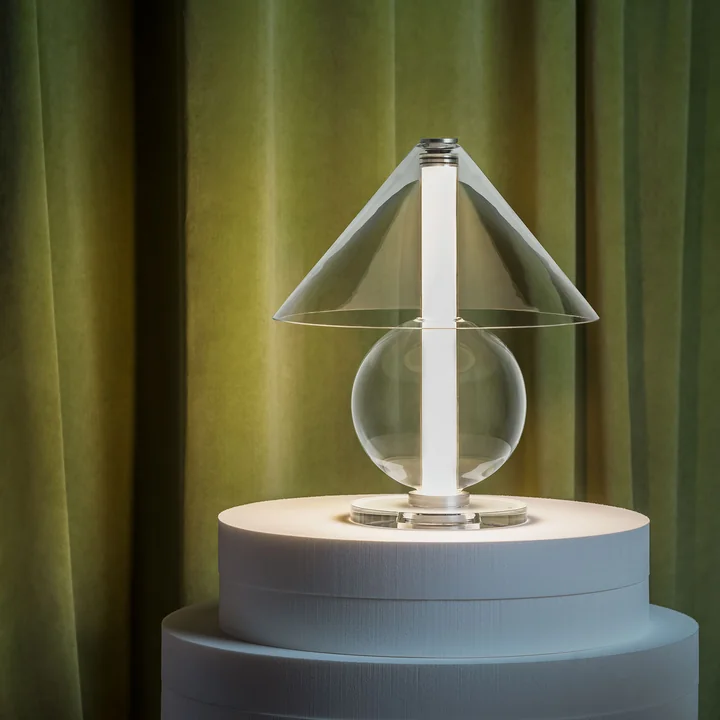 Fragile LED table lamp from Marset
