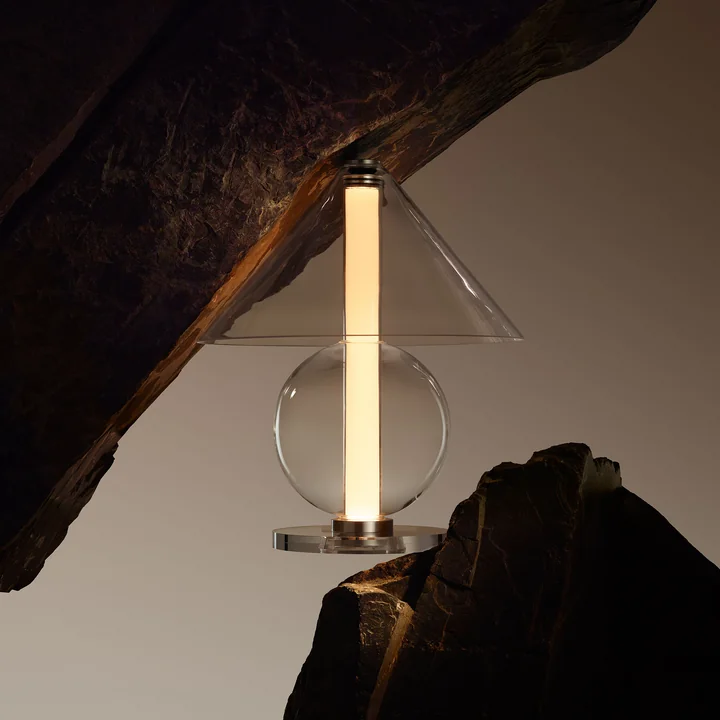 Fragile LED table lamp from Marset