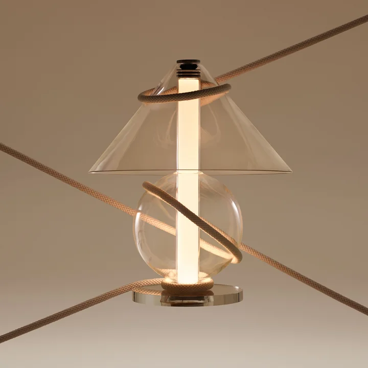 Fragile LED table lamp from Marset