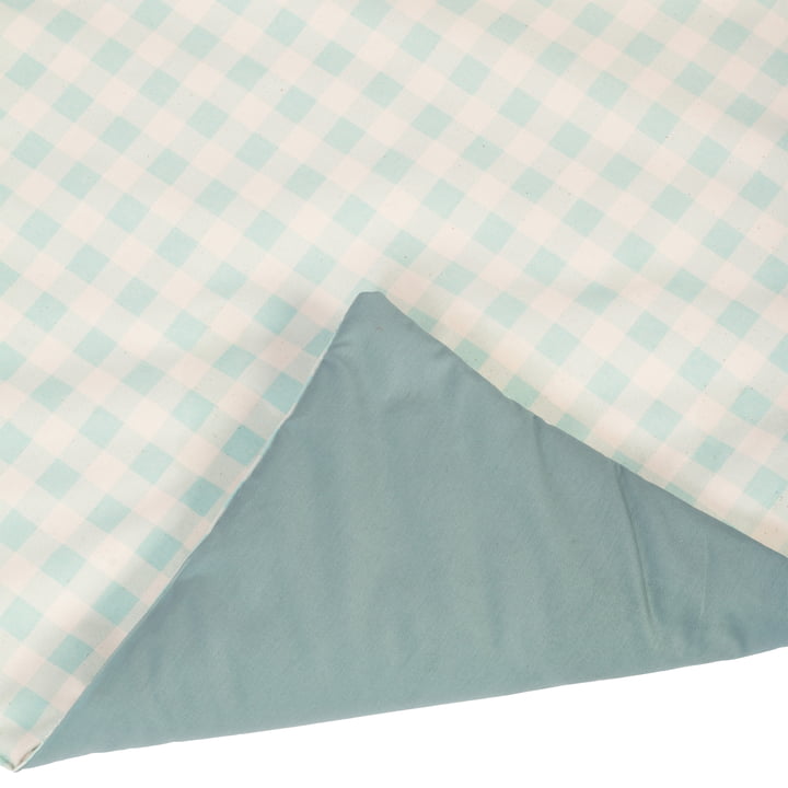 Nobodinoz - Sunshine Picnic blanket, 58 x 140 cm, opaline vichy