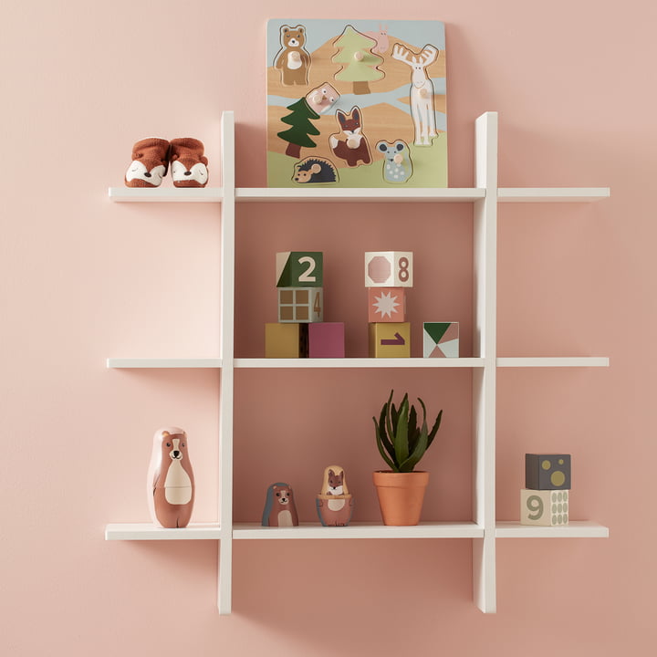 Star Wall shelf from Kids Concept