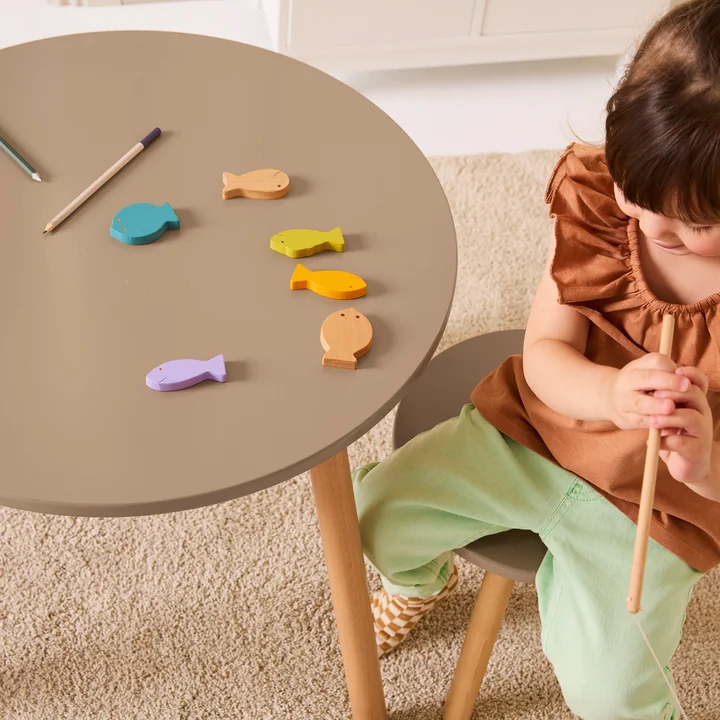 Table and stool from Kids Concept