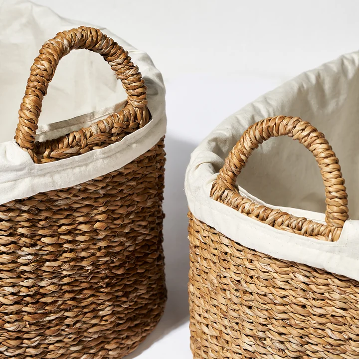 Laundry Wicker Laundry basket set from Humdakin