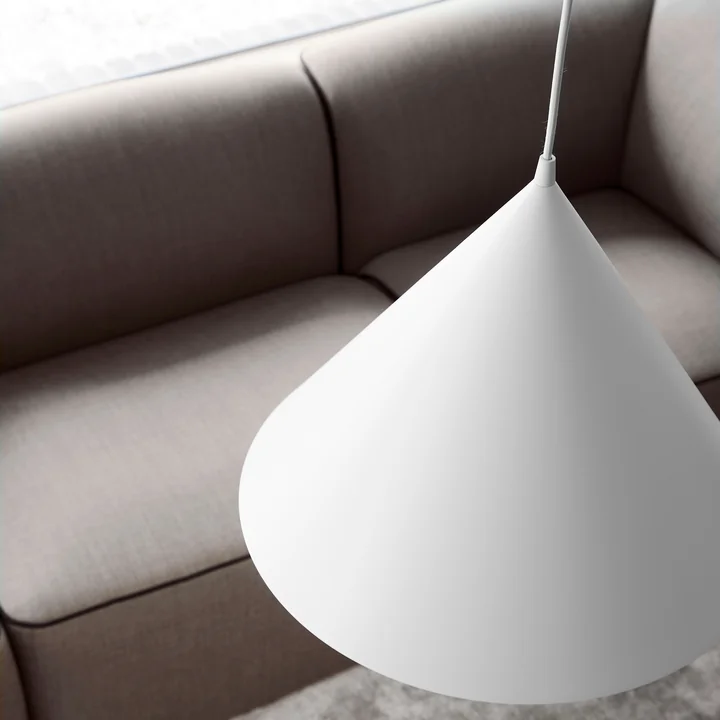 Annular LED Pendant Light and Mono Dining Chair by Woud