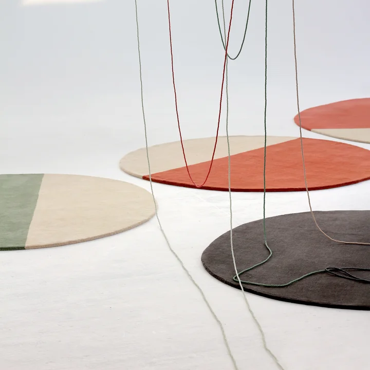 Pearl wool rug from nanimarquina