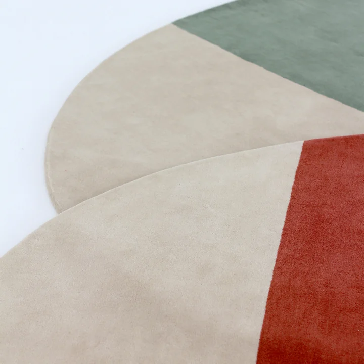 Pearl wool rug from nanimarquina