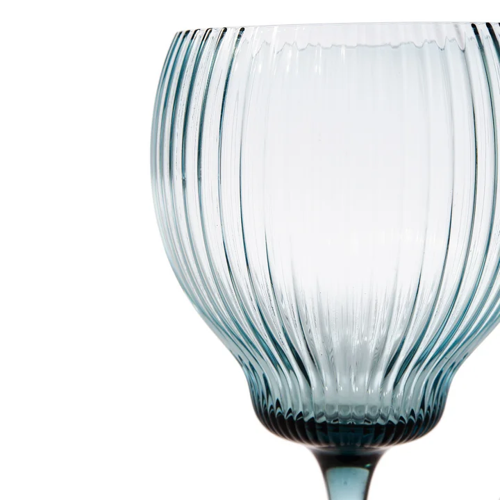 Pols Potten - Pum Coupe wine glass L, light blue