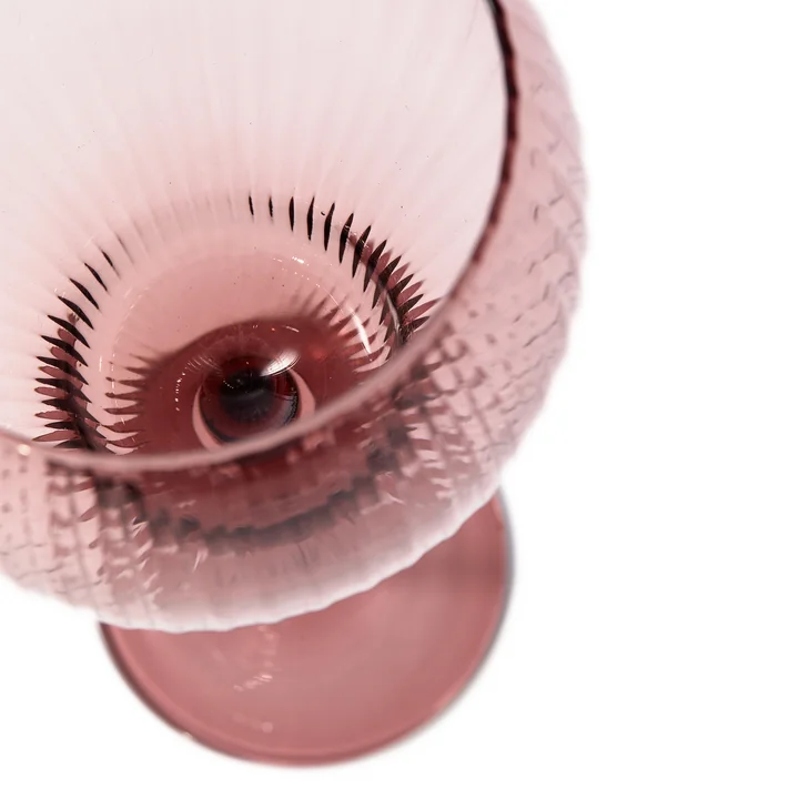 Pols Potten - Pum Coupe wine glass, dark purple