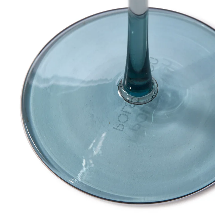 Pols Potten - Pum Coupe wine glass, light blue