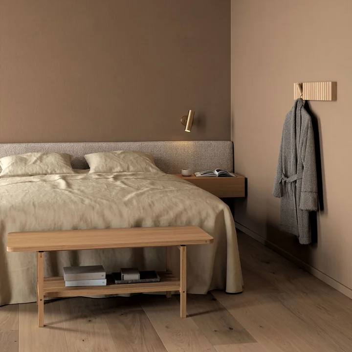 B3 Bench and mono wall coat rack from Andersen Furniture
