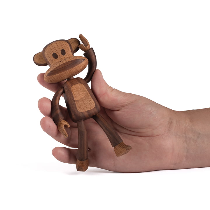 Julius the Monkey wooden figure, walnut & Natural oak by boyhood