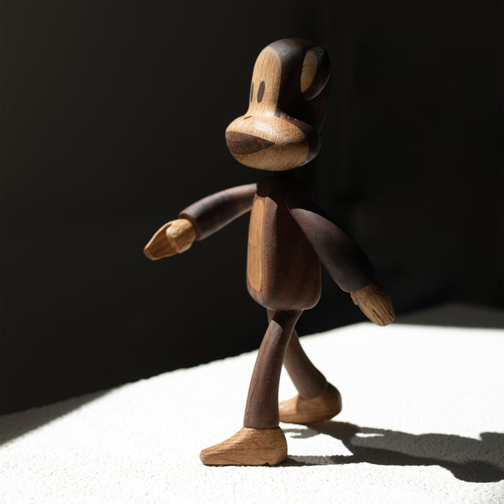 Julius the Monkey wooden figure, walnut & Natural oak by boyhood