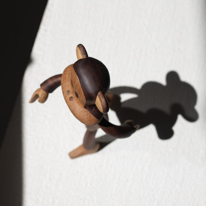 Julius the Monkey wooden figure, walnut & Natural oak by boyhood