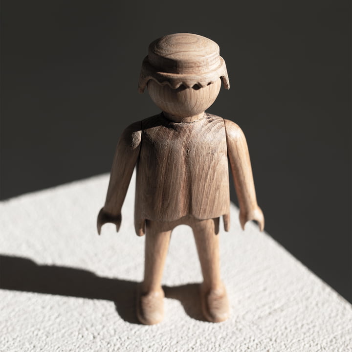 Playmobil wooden figure, natural oak from boyhood