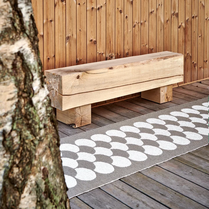 POPPY rug, 250 x 70 cm, potato by Pappelina