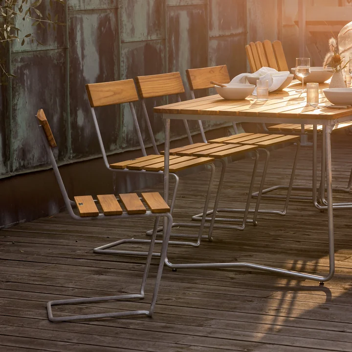 1 garden chair, teak from Grythyttan