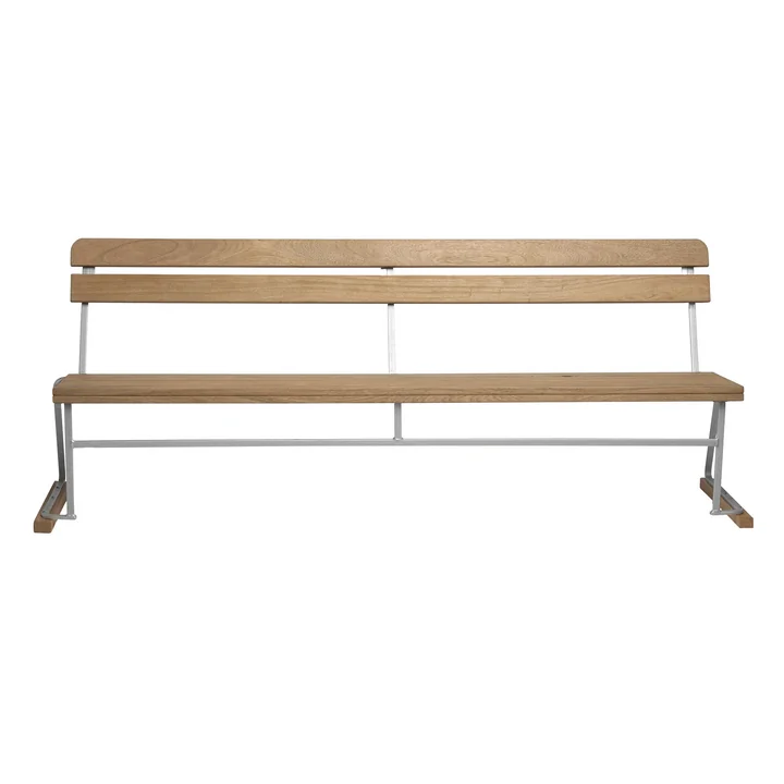 5 Garden bench 204 x 77 cm, oiled oak from Grythyttan