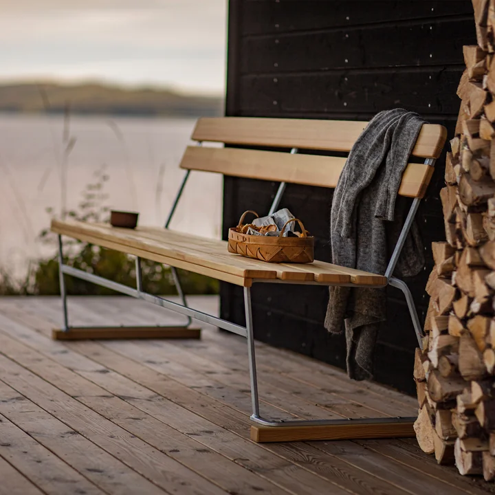 5 Garden bench 204 x 77 cm, pine from Grythyttan