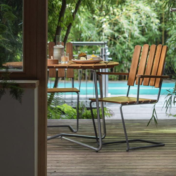 9A 120 Garden table, teak from Grythyttan