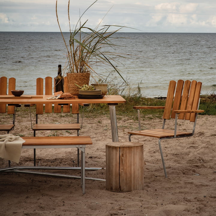 A2 garden armchair, teak from Grythyttan